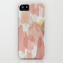 Watercolor pastels iPhone Case