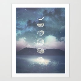 Rising Moon Art Print