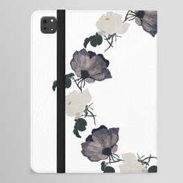 Night garden roses - flower crown iPad Folio Case