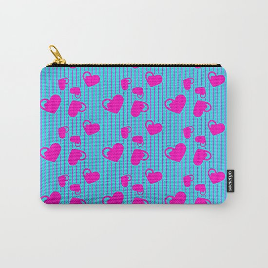 Love in a Stripe Carry-All Pouch