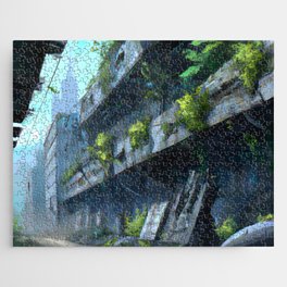 Post apocalyptic city Jigsaw Puzzle