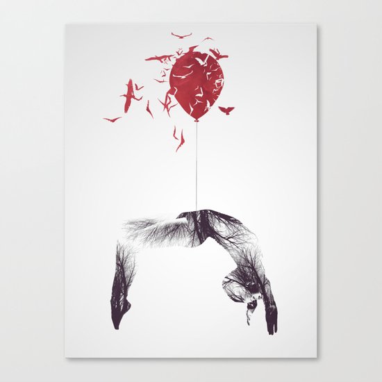 With Birds I'll Share ... Canvas Print