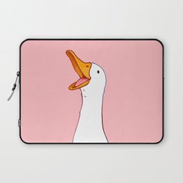 Happy White Duck Laptop Sleeve