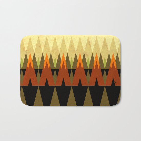 living in the woods Bath Mat