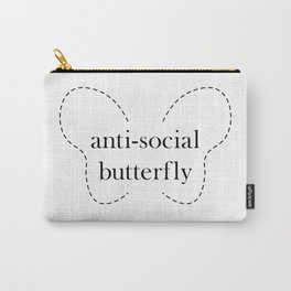 anti-social butterfly Carry-All Pouch