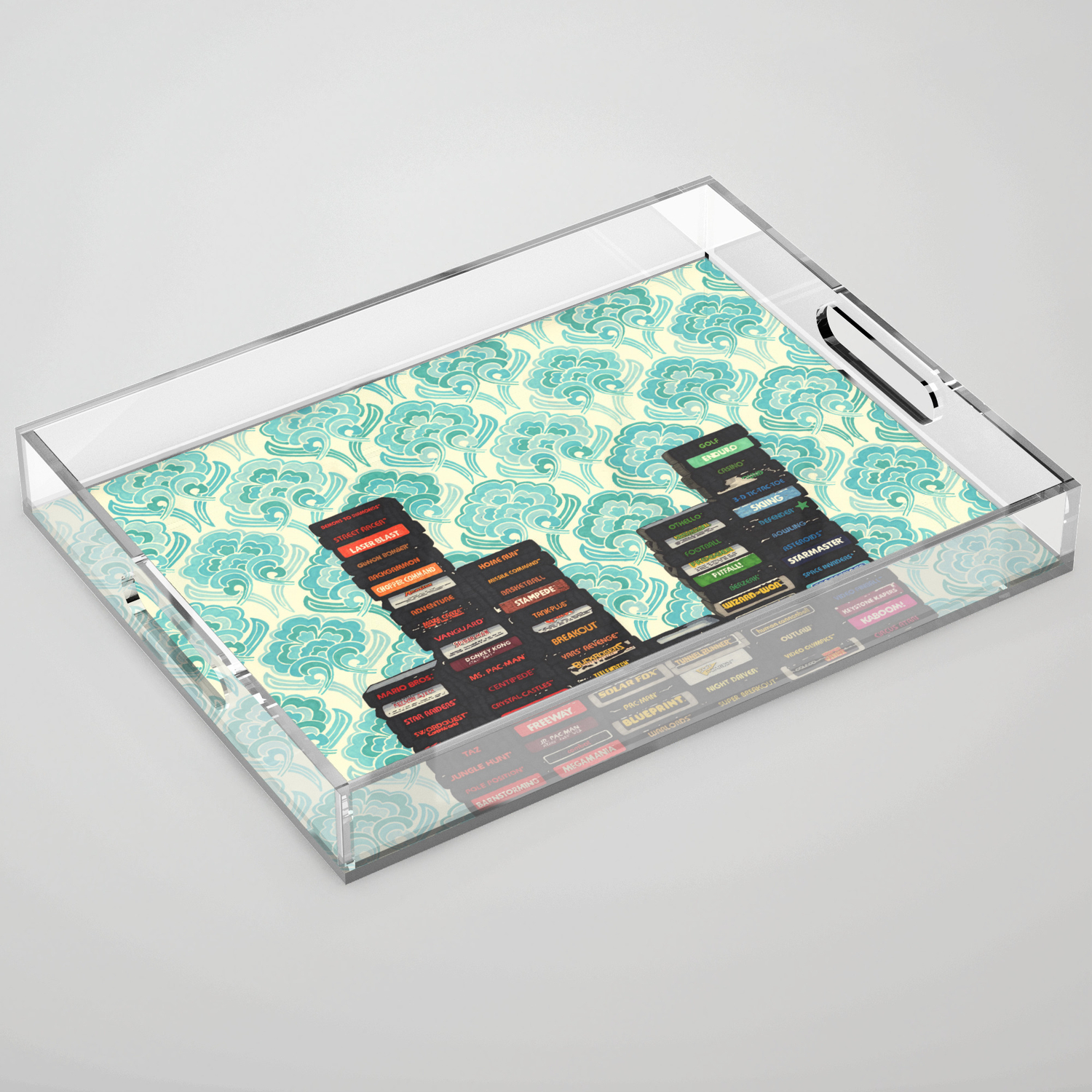 Games Jellyfish Wallpaper Acrylic Tray By Hollisbrownthornton Society6
