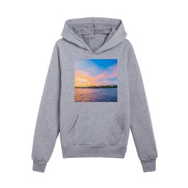 Gorgeous Maldives Ocean Sunset Kids Pullover Hoodies