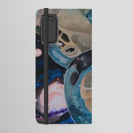 Space Turtles Android Wallet Case