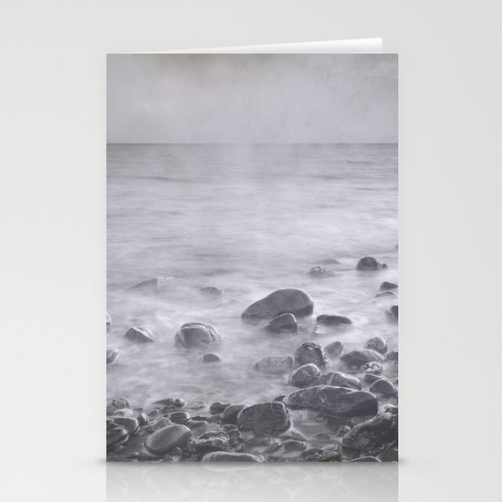 "Black sea rocks" Stationery Cards