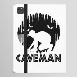 Caveman - Caver Spelunking Speleology iPad Folio Case