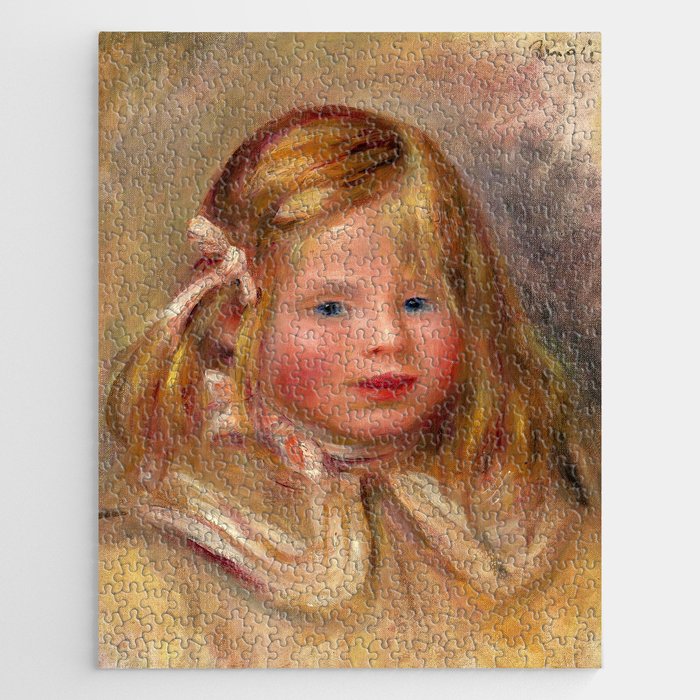 Pierre-Auguste Renoir "Child with pink ribbon" Jigsaw Puzzle