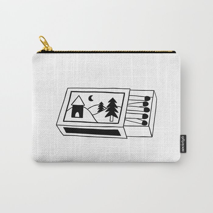 Pine Tree Matchbox Carry-All Pouch