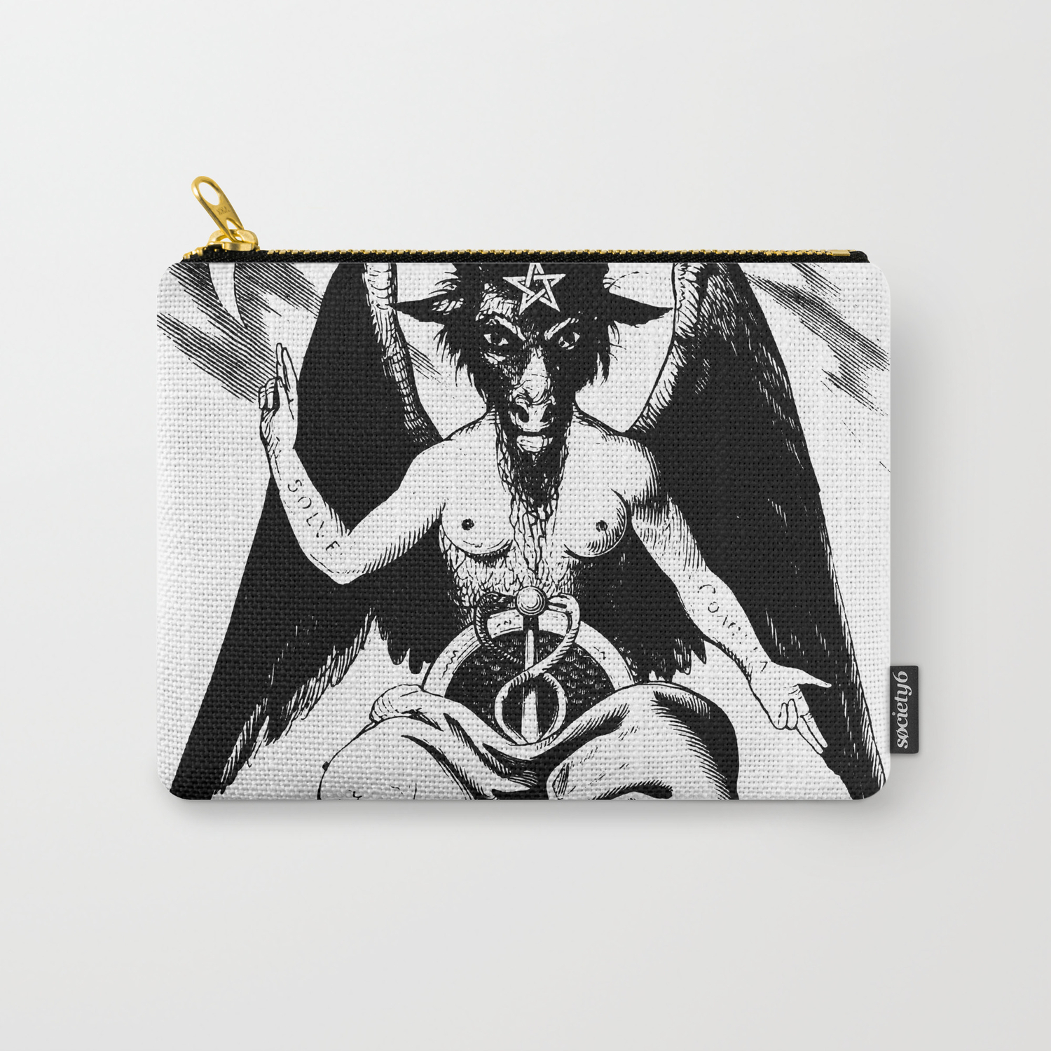 BAPHOMET by ELIPHAS LEVI Carry-All Pouch by WICKED THINGS & more | Society6