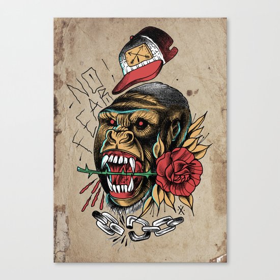 No Fear Canvas Print