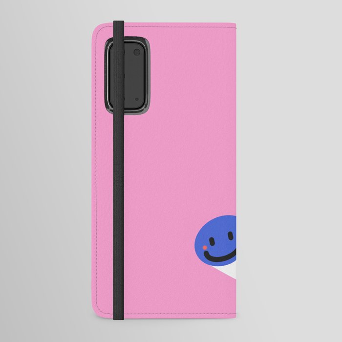 Happy smile vintage musical note 3 Android Wallet Case