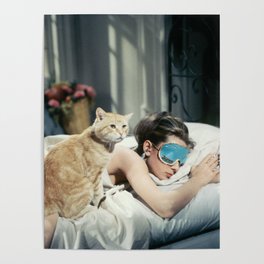 Holly Golightly Breakfast at tiffany movie poster Poster