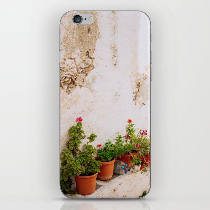 Greek Still Live with Plants | Colorful Travel Scene | Minimalistic Photography iPhone Skin