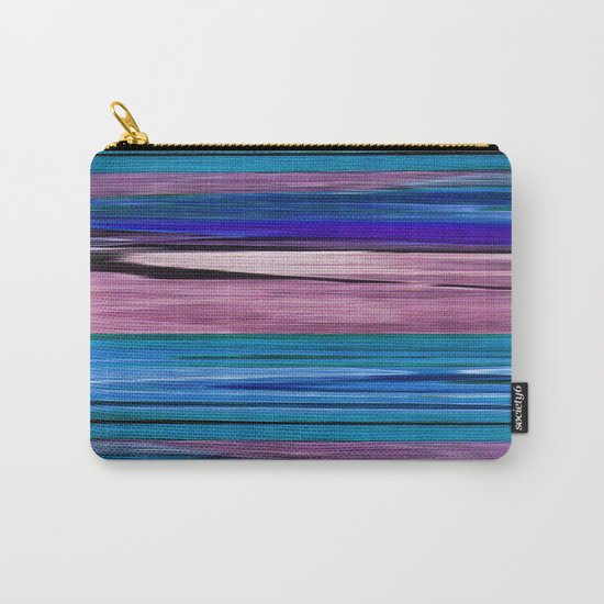 Abstract pattern . lilac blue . Carry-All Pouch