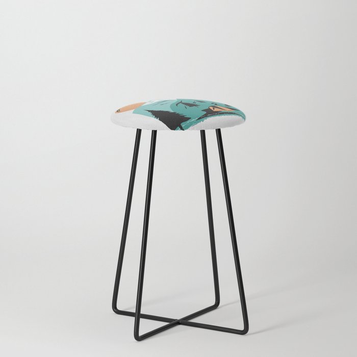 Outdoor Adventure, Mountains Since 1975 Counter Stool
