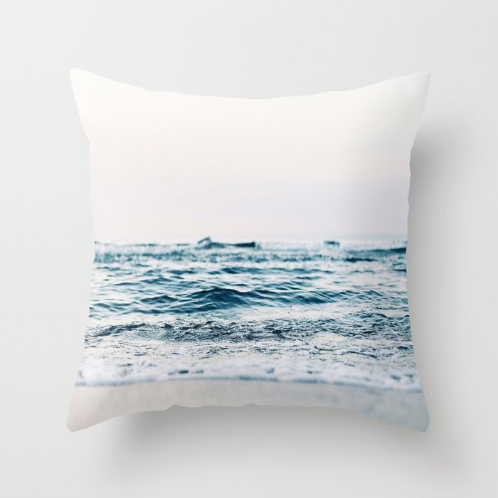 Ocean Wave Throw Pillow