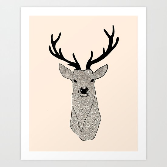 DEER Art Print