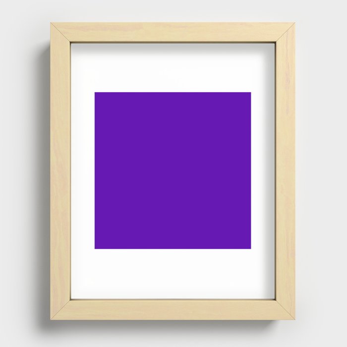 Monochrome purple 85-0-170 Recessed Framed Print