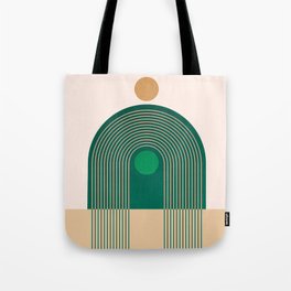 Abstraction_SUNSHINE_SULIGHT_GREEN_NATURE_LINE_ART_0316A Tote Bag