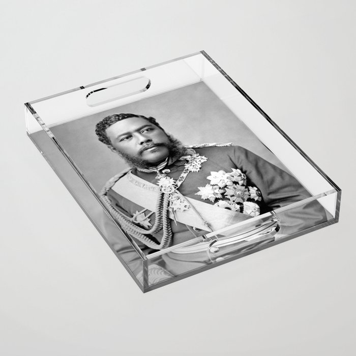 King David Kalakaua Portrait - Circa 1882 Acrylic Tray