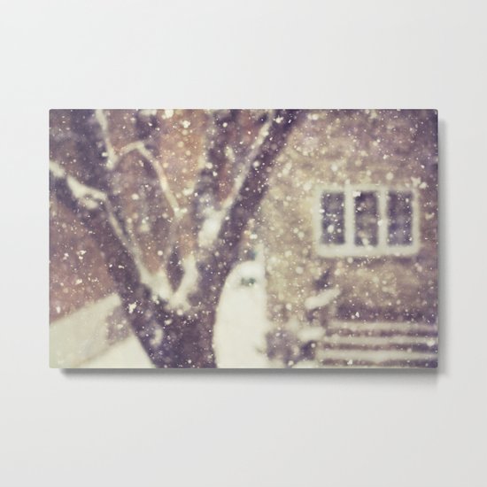 the white stuff Metal Print