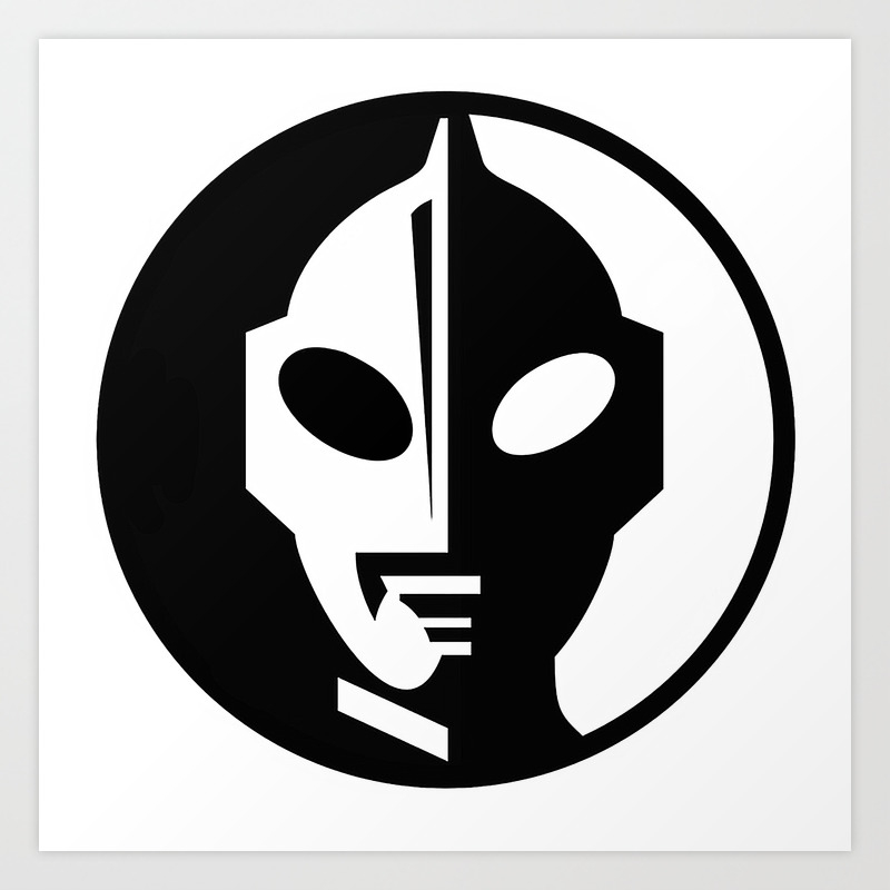 Ultraman Logo Art Print By Isthistomorrow Society6