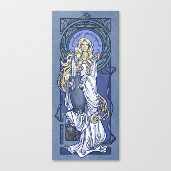 Galadriel Nouveau Canvas Print