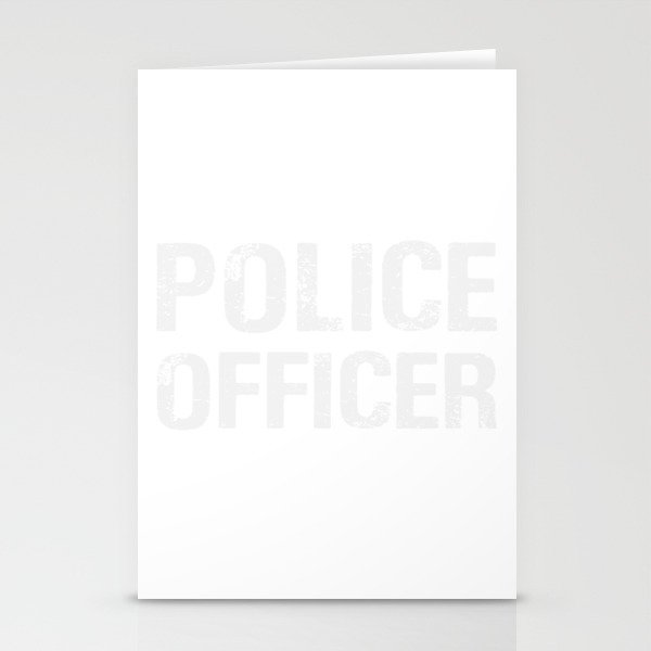 Police Officer Stationery Cards