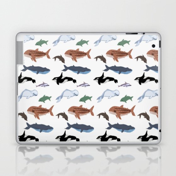 Whales & Dolphins Laptop & iPad Skin