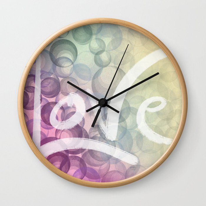 Vintage Love Wall Clock