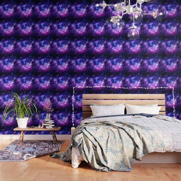 Purple Blue Galaxy Nebula Wallpaper