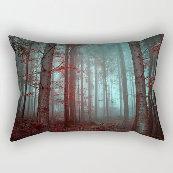 Mysterious Forest Rectangular Pillow