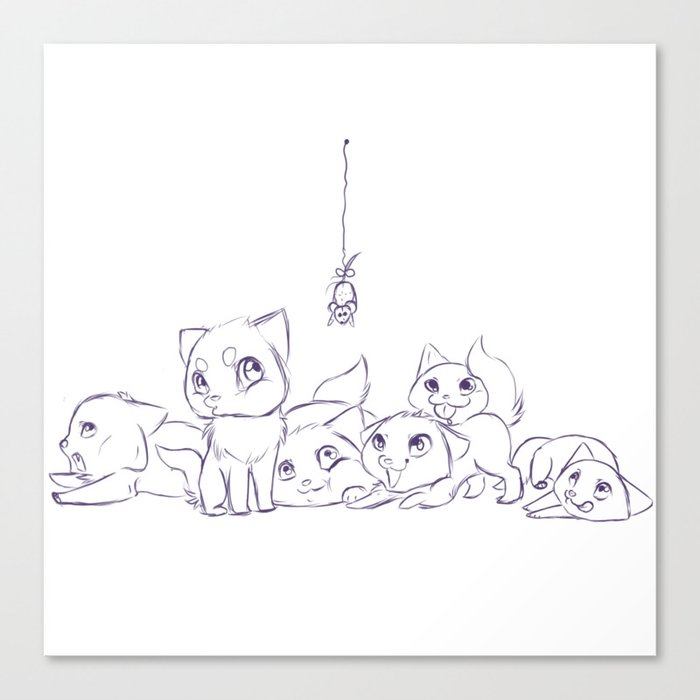 Cat's Canvas Print