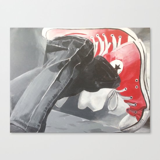 Red shoes #2 Canvas Print