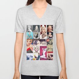 Marilyn Mix V Neck T Shirt