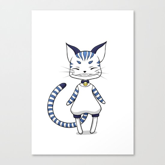Smiling Cat Canvas Print