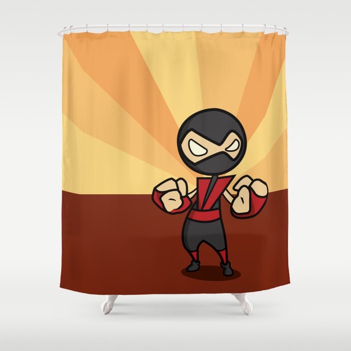 Little Ninja Shower Curtain