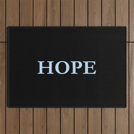 Hope 2 - blue version Outdoor Rug