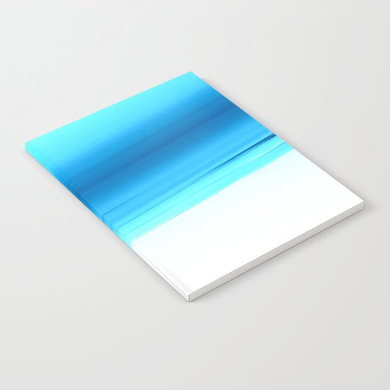Turquoise Aqua Ombre Notebook