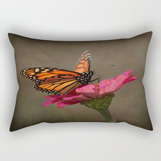 Prefect Landing - Monarch Butterfly Rectangular Pillow