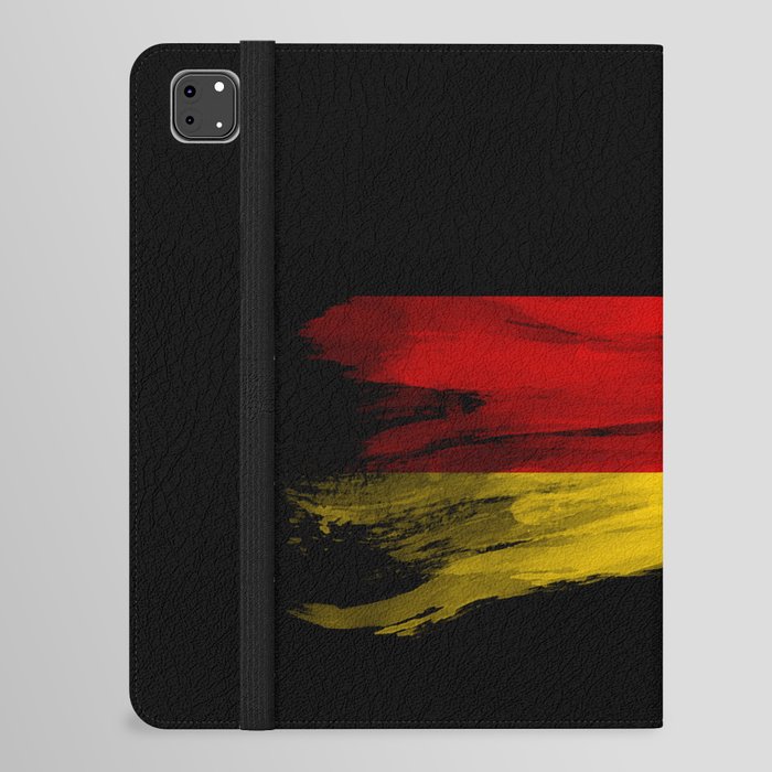 Germany flag brush stroke, national flag iPad Folio Case