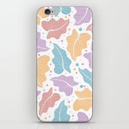 Colocasia Leaves Pattern iPhone Skin