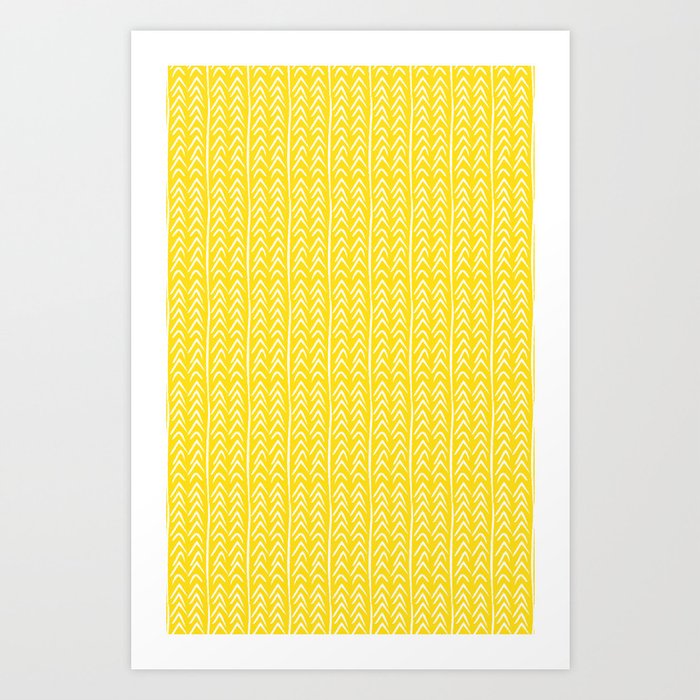 Hello Yellow Art Print
