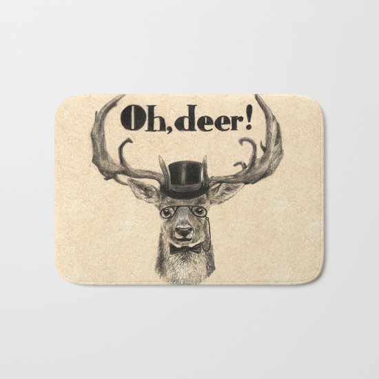 Oh, deer me! Bath Mat