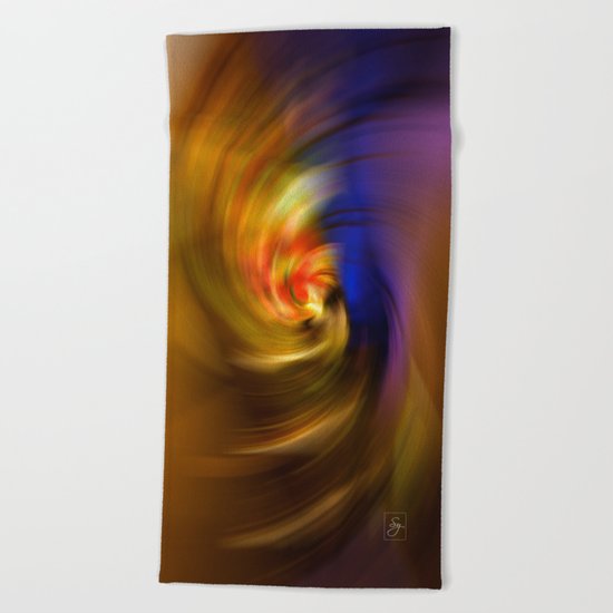 Whirlpool of Light Beach Towel