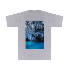 NATURE'S WONDER #3 - BLUE GROTTO #art #society6 T Shirt | Landscape, Nature, Film, Color, Photo 